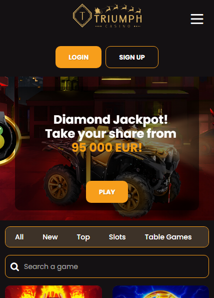Triumph Casino Mobile screenshot